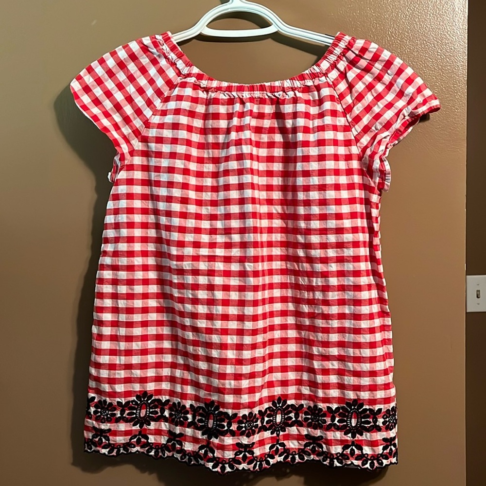 Crown & Ivy checkered top